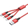 UNITEK 3-in-1 USB - USB-C/microUSB/Lightning, 1,2m; C4049RD - 458692 - zdjęcie 3